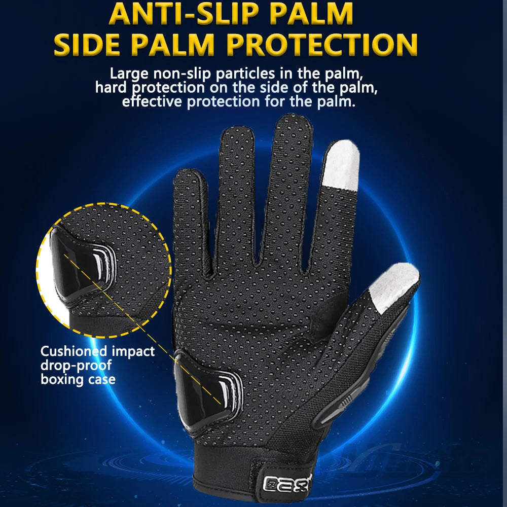 Full Finger Armored Gloves (Touch-Screen Compatible)